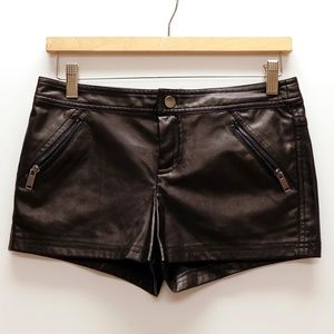 Forever 21 Vegan Leather Shorts Sz S